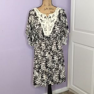 Dress with Lace Applique
